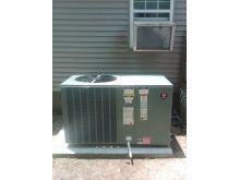 Rheem 4 ton 410a Package Heat Pump Install