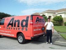 Our technican and van