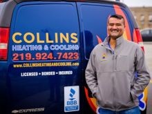 Collins Heating and Cooling - 2017 Photo shoot in Crown Point Indiana