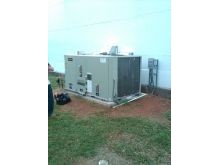 Trane 7.5 ton 410a Gaspack Install