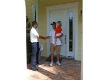 Happy install customer in South Tampa